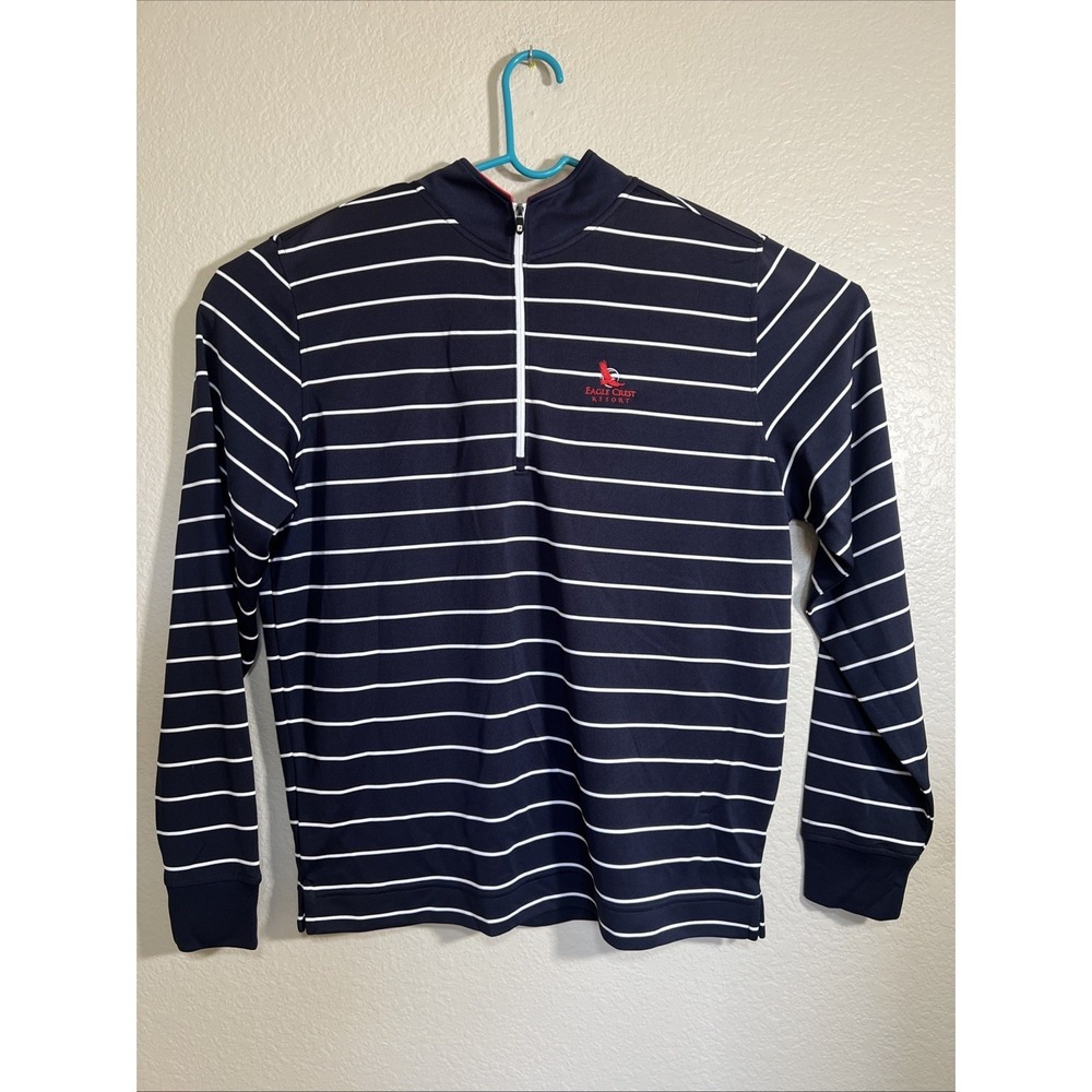 Footjoy Long Sleeve Golf Shirt 1/4 Zipper Pullover  Size XL Eagle Crest Resort
